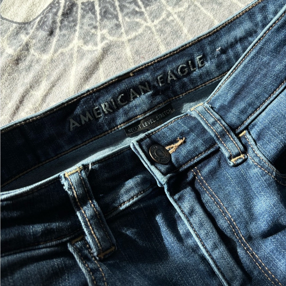 American Eagle Outfitters dark wash skinny jeans